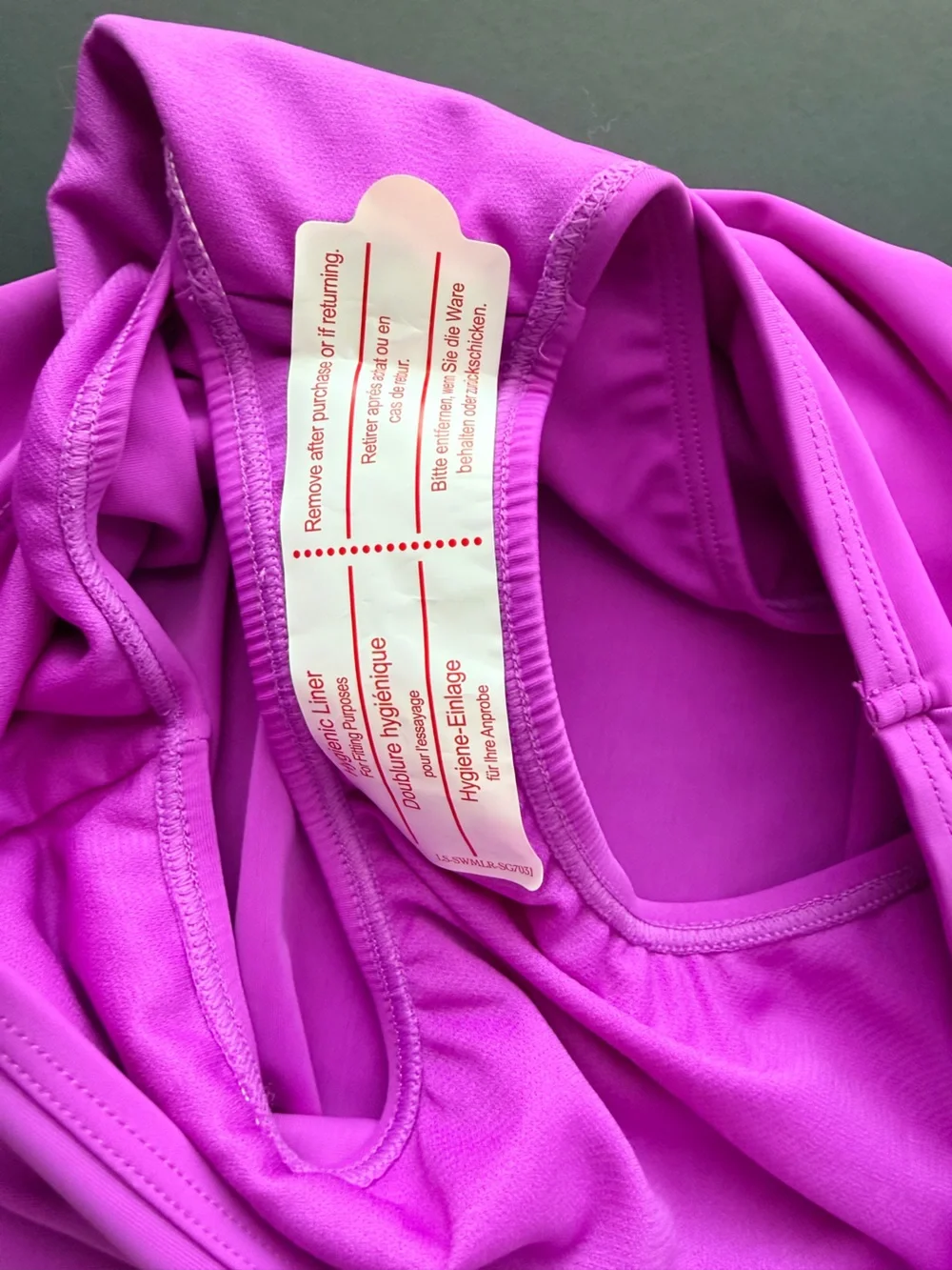 Lands’ End Girls Purple Swim Skirt Skort